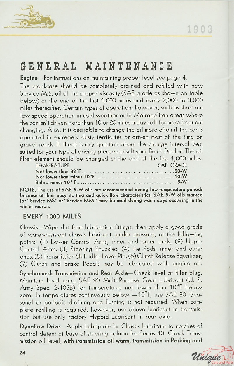 1953 Buick Owners Guide Page 25